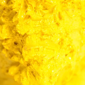 Lava Vase - Matt Yellow And Blue