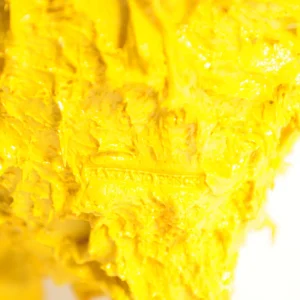 Lava Vase - Matt Yellow And Blue