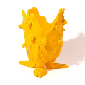 Lemon Special Vase - Matt Yellow