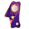 Look At Me Mirror - Clear Purple, Matt Dark Salmon And Matt Pastel Yellow