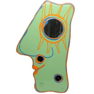Look At Me Mirror - Matt Mint, Matt Dark Lavender And Matt Pumpkin