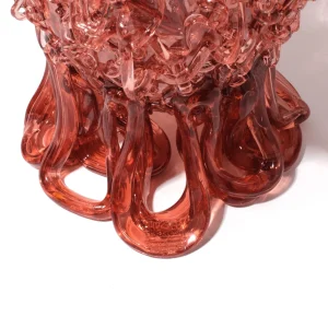Medusa Vase - Clear Antique Pink