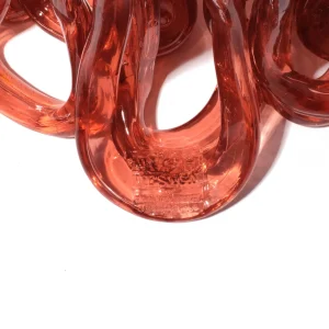 Medusa Vase - Clear Antique Pink