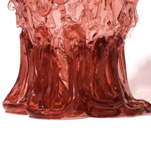 Medusa Vase - Clear Antique Pink