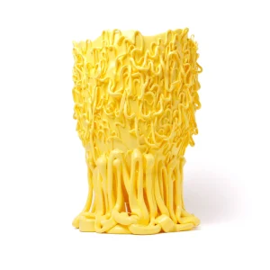 Medusa Vase - Matt Pastel Yellow