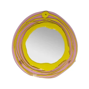 Mirror - Clear Antique Pink, Fluo Yellow