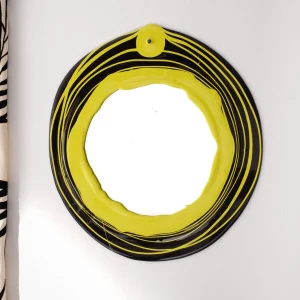 Mirror - Matt Aubergine, Fluo Yellow