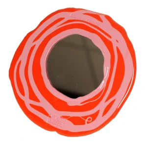 Mirror - Matt Orange And Matt Pink
