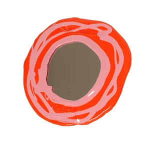 Mirror - Matt Orange And Matt Pink