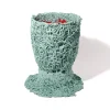 Moss Vase - Aqua, Red