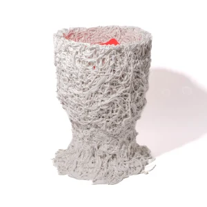 Moss Vase - White, Orange