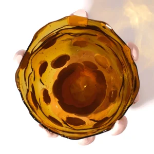 Nugget Vase - Amber, Salmon