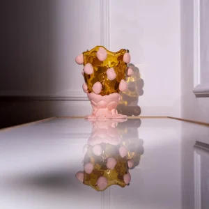 Nugget Vase - Amber, Salmon