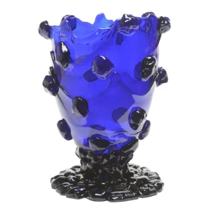 Nugget Vase - Clear Blue