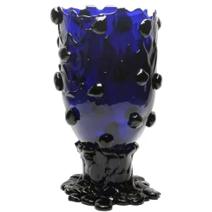 Nugget Vase - Clear Blue