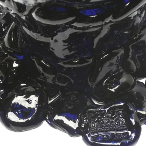Nugget Vase - Clear Blue
