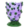 Nugget Vase - Clear Purple, Matt Green
