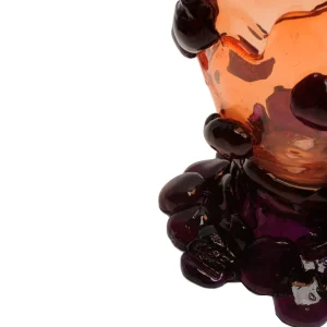 Nugget Vase - Clear Ruby, Purple