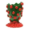 Nugget Vase - Matt Green, Matt Red