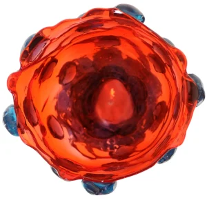 Nugget Vase - Red, Light Blue