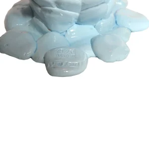 Nugget Vase - Red, Pastel Blue