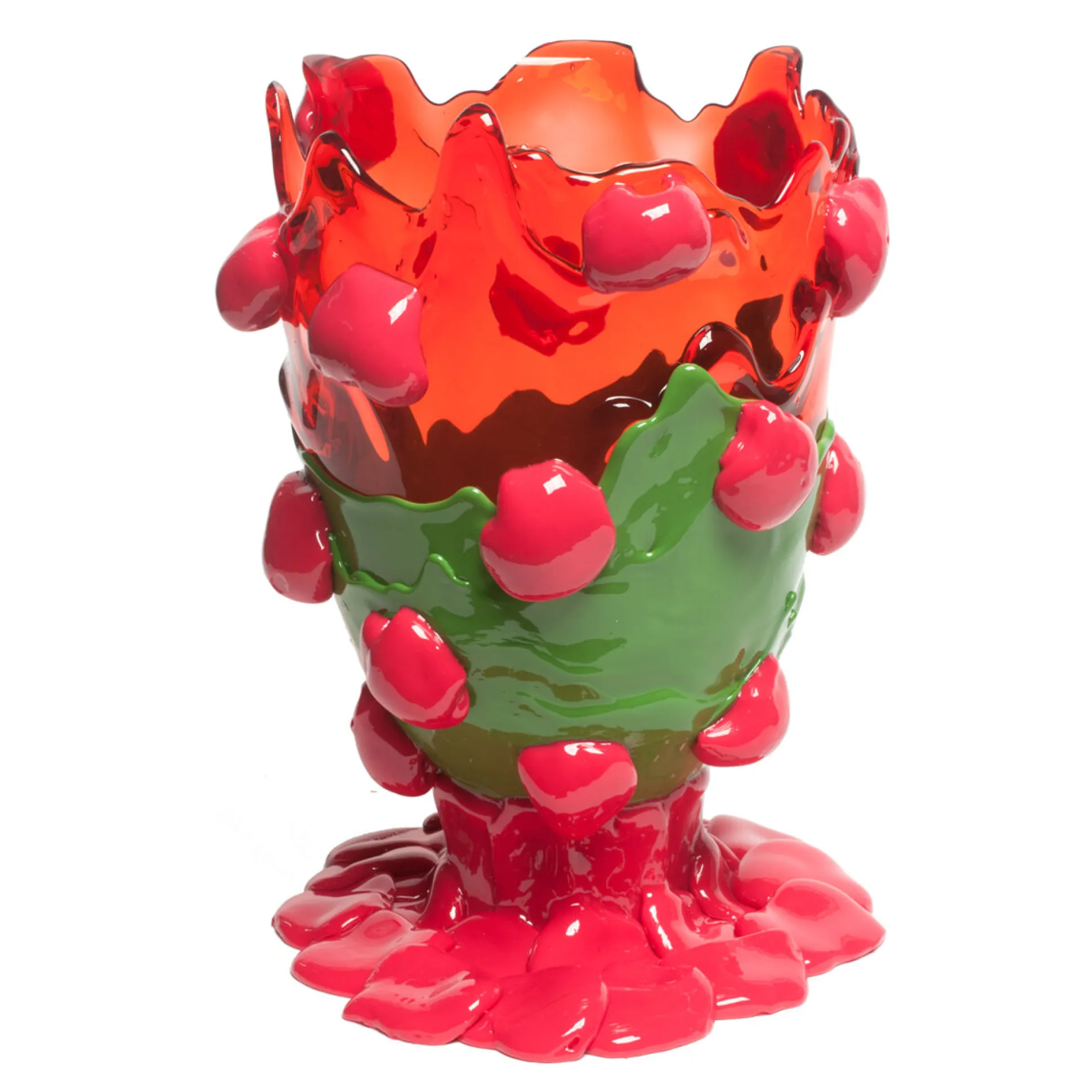 nugget_vase_extra_colour__0-3.webp Nugget Vase Extra Colour - Ruby, Green, Fuchsia