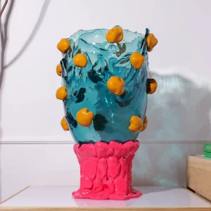 Nugget Vase Extra Colour - Aqua, Ochre, Fuchsia