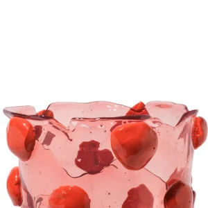 Nugget Vase Extra Colour - Light Fuchsia, Rusty Brown, Pastel Yellow
