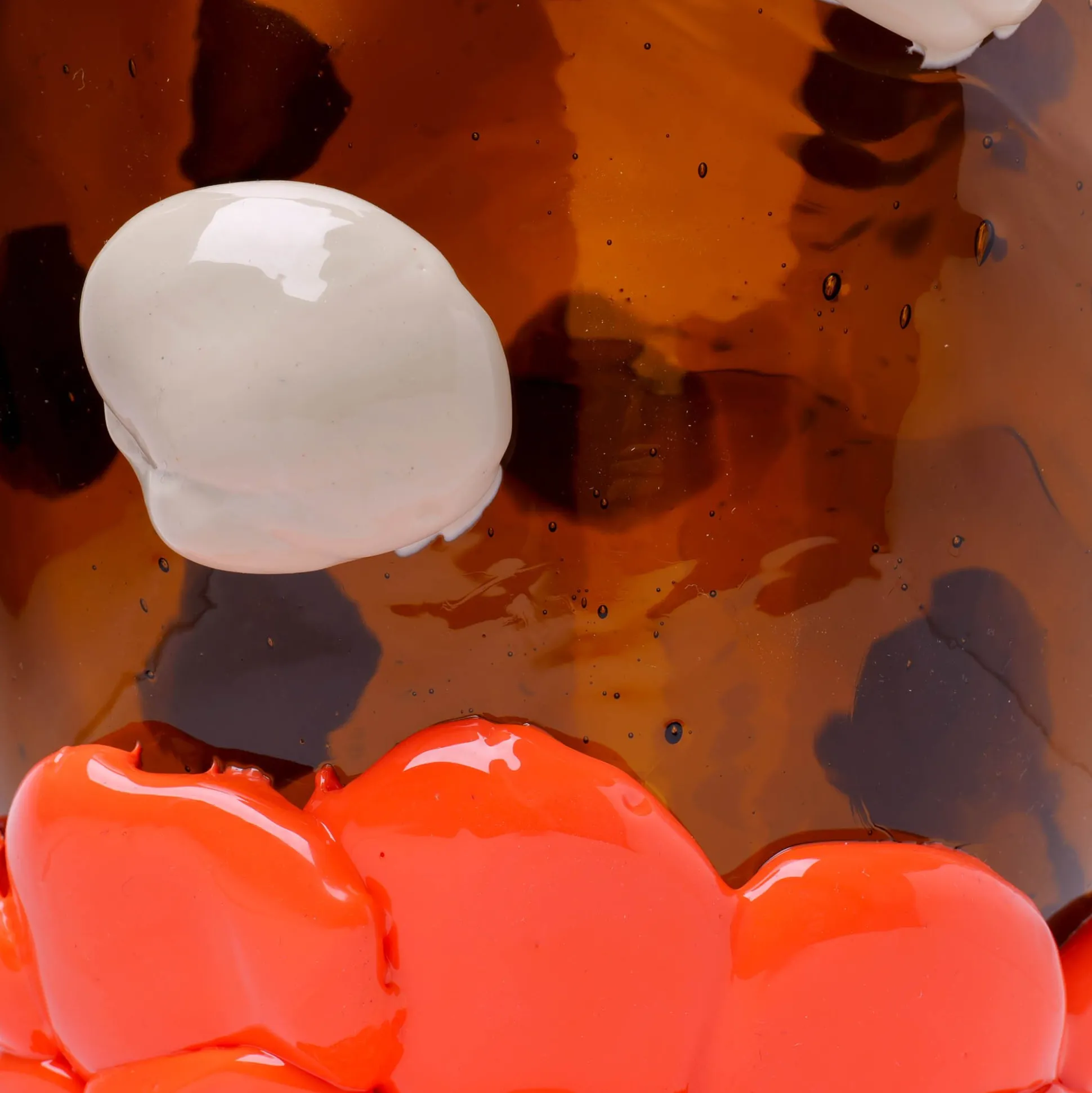 nugget_vase_extra_colour__6.webp Nugget Vase Extra Colour - Clear Brown, Matt Champagne, Pastel Orange