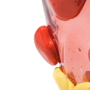Nugget Vase Extra Colour - Light Fuchsia, Rusty Brown, Pastel Yellow