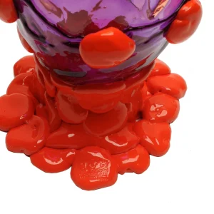 Nugget Vase Extra Colour - Light Ruby, Purple, Orange