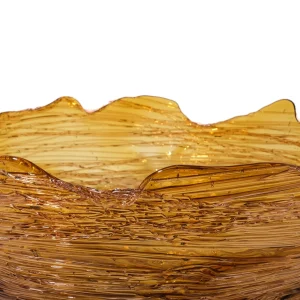 Ogiva Vase - Clear Amber, Antique Pink