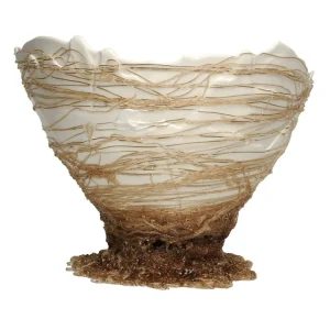 Ogiva Vase - Matt White And Clear