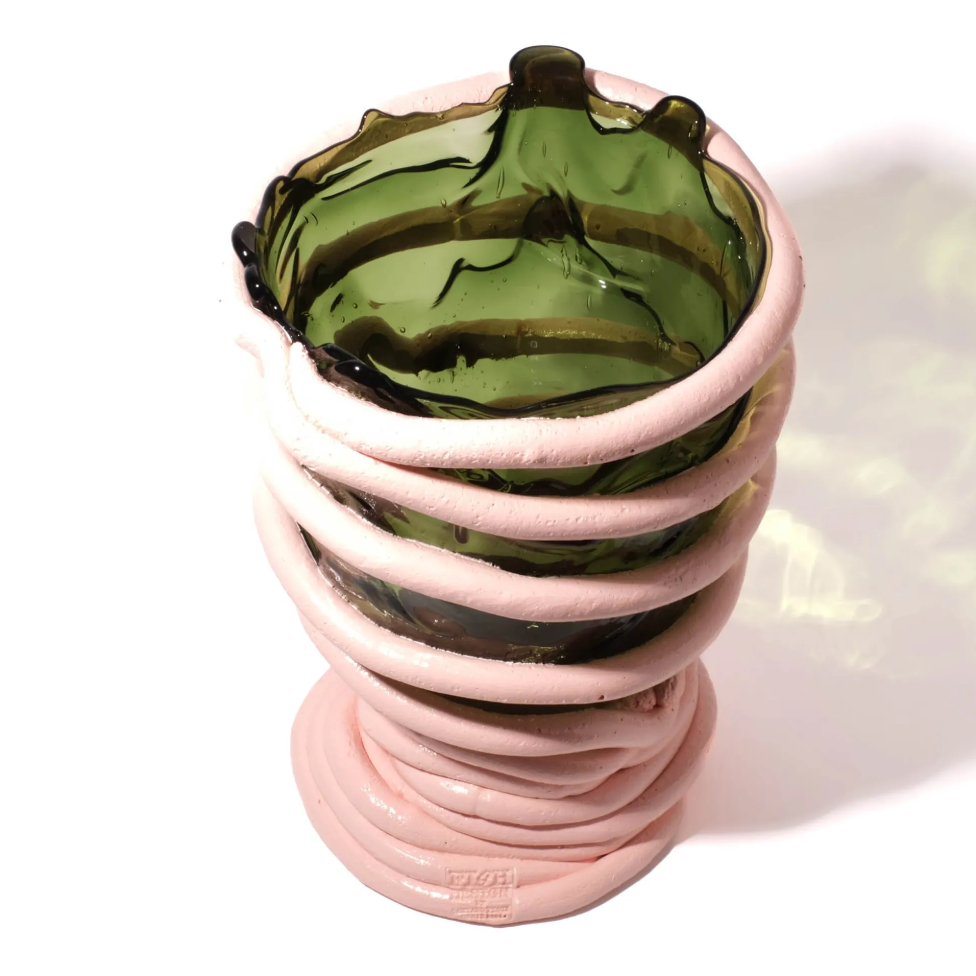 pompitu_i_vase__bottle_gr_1.webp Pompitu I Vase - Bottle Green, Salmon
