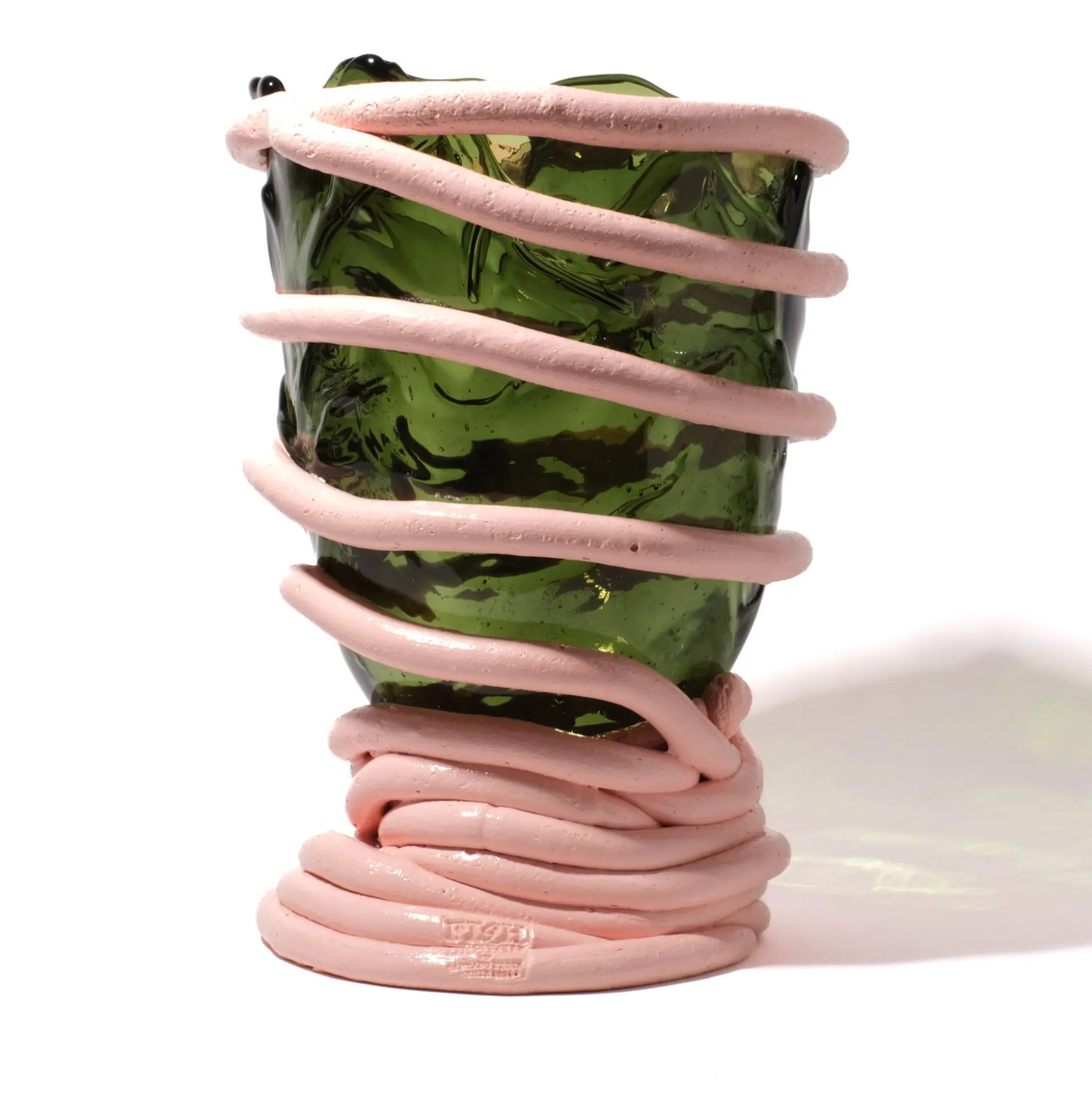 pompitu_i_vase__bottle_gr_2.webp Pompitu I Vase - Bottle Green, Salmon