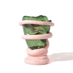 Pompitu I XS - Clear Bottle Green, Salmon