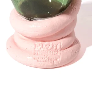 Pompitu I XS - Clear Bottle Green, Salmon