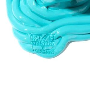 Pompitu II Vase - Clear Amber And Matt Turquoise