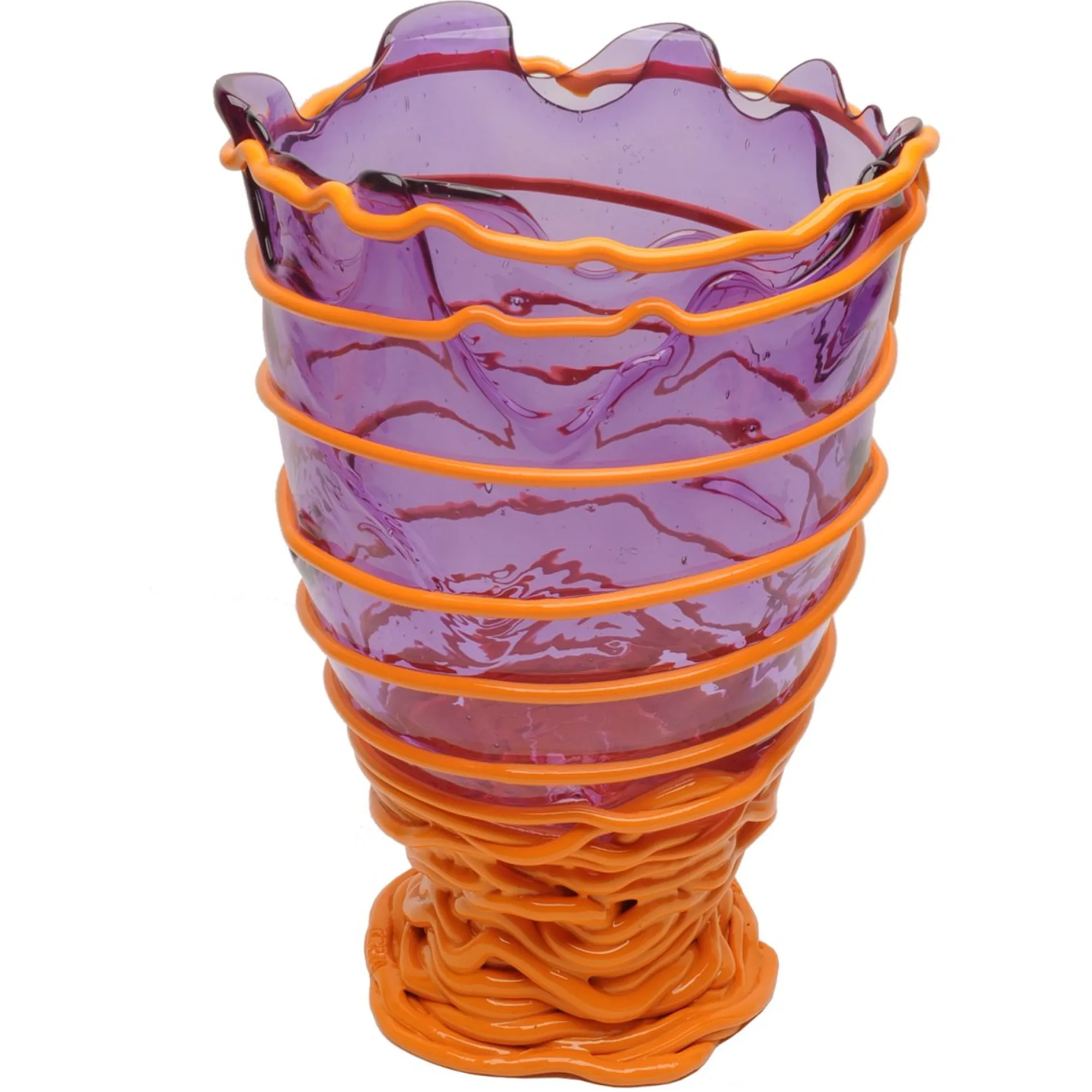 pompitu_ii_vase__clear_li_2.webp Pompitu II Vase - Clear Lilac And Matt Pumpkin