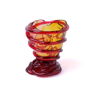 Pompitu II XS - Clear Amber, Dark Ruby
