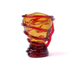 Pompitu II XS - Clear Amber, Dark Ruby