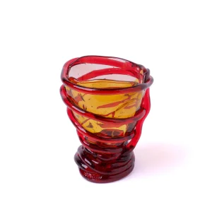 Pompitu II XS - Clear Amber, Dark Ruby