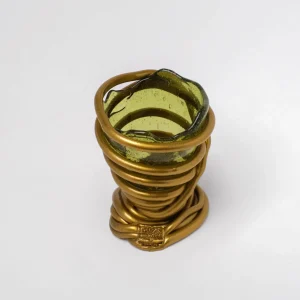 Pompitu II  XS - Clear Bottle Green, Gold