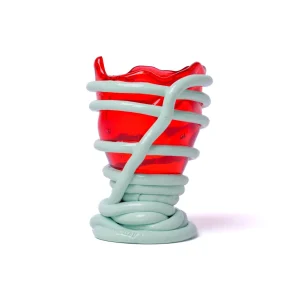 Pompitu II  XS - Clear Red, Aqua