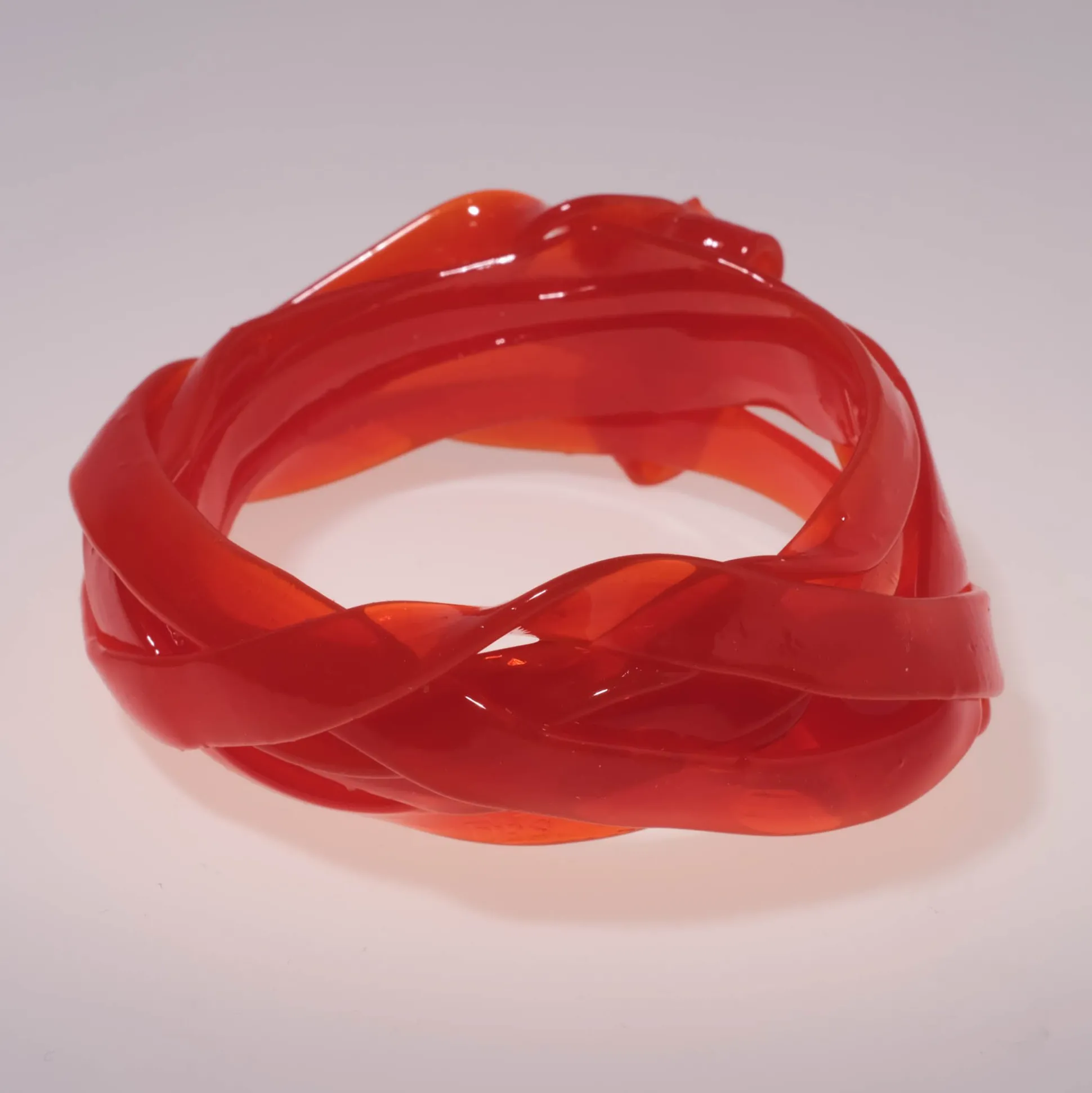 ribbon_bracelet__matt_opa_1.webp Ribbon Bracelet - Matt Opaline Orange 2