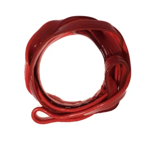Ribbon Bracelet - Matt Orange And Clear Orange