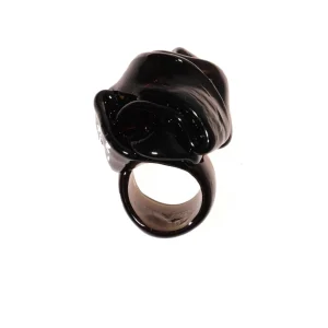 Ribbon Ring 2 - Clear Grey Fume'
