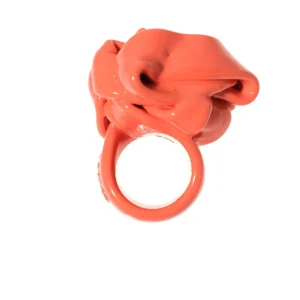 Ribbon Ring 2 - Dark Salmon
