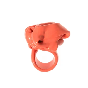 Ribbon Ring 2 - Dark Salmon