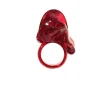 Ribbon Ring - Clear Fuchsia 2